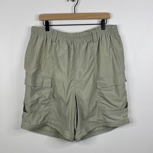 Columbia Men's Size XXL Green PFG Lightweight Hiking Shorts